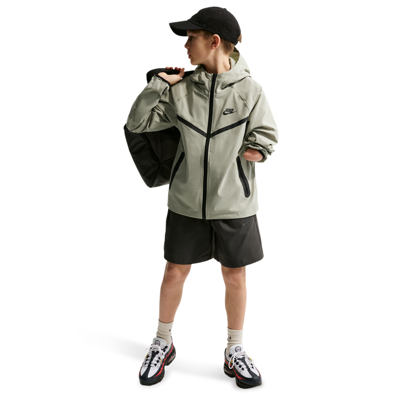 Nike NSW Tech Woven Full-Zip Jacket PD Image 3 of 4. Tap to open photo gallery.