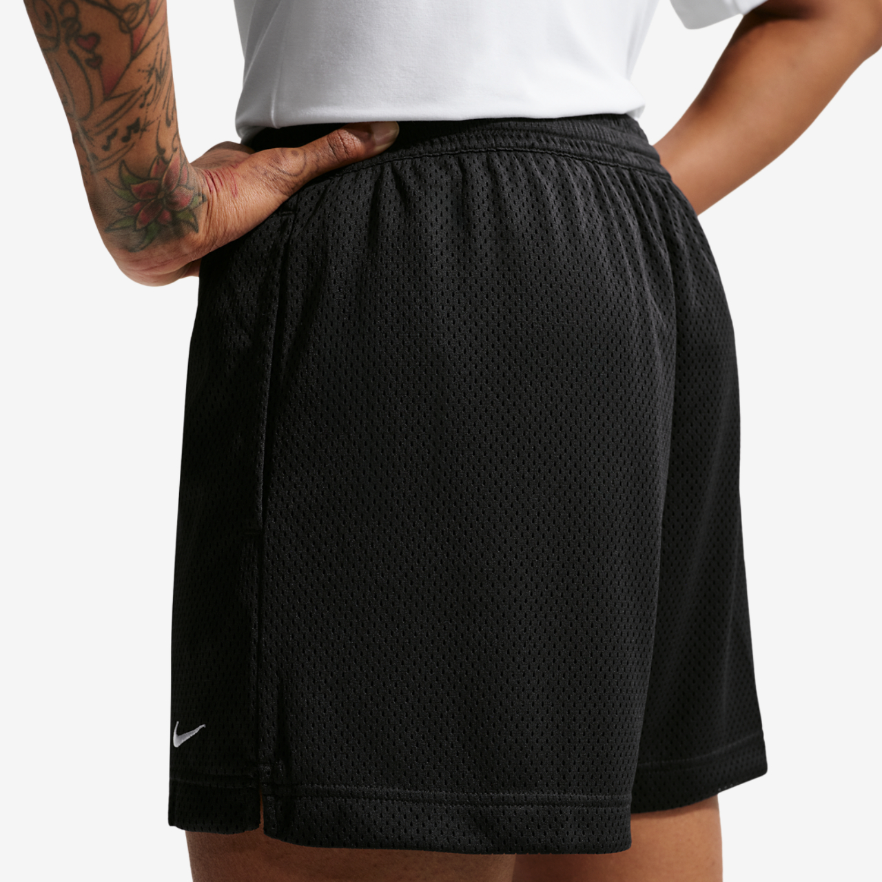Nike DriFIT Essential Basketball Mesh Short Image 2 of 4. Tap to open photo gallery.