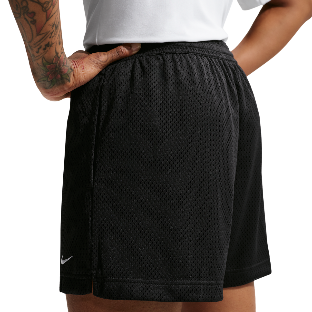 Nike DriFIT Essential Basketball Mesh Short Image 2 of 4. Tap to open photo gallery.