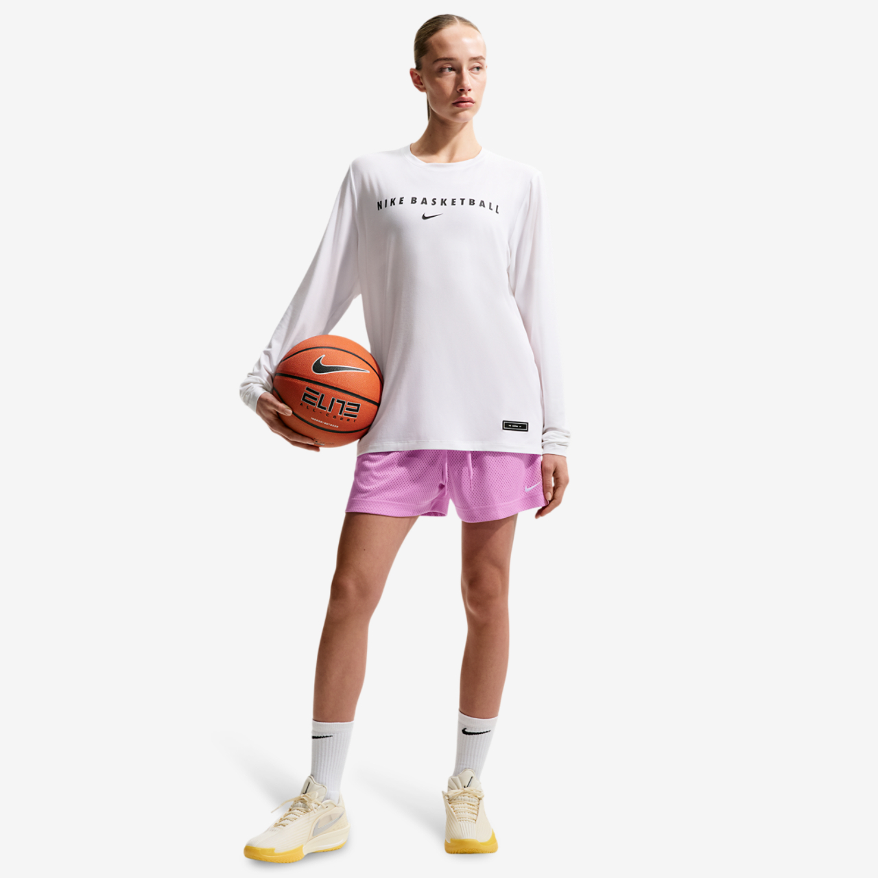 Nike DriFIT Essential Basketball Mesh Short Image 3 of 4. Tap to open photo gallery.