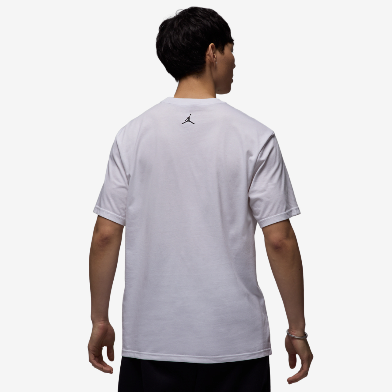 Jordan Dri-Fit Sport Graphic Short Sleeve Crewneck Image 2 of 2. Tap to open photo gallery.
