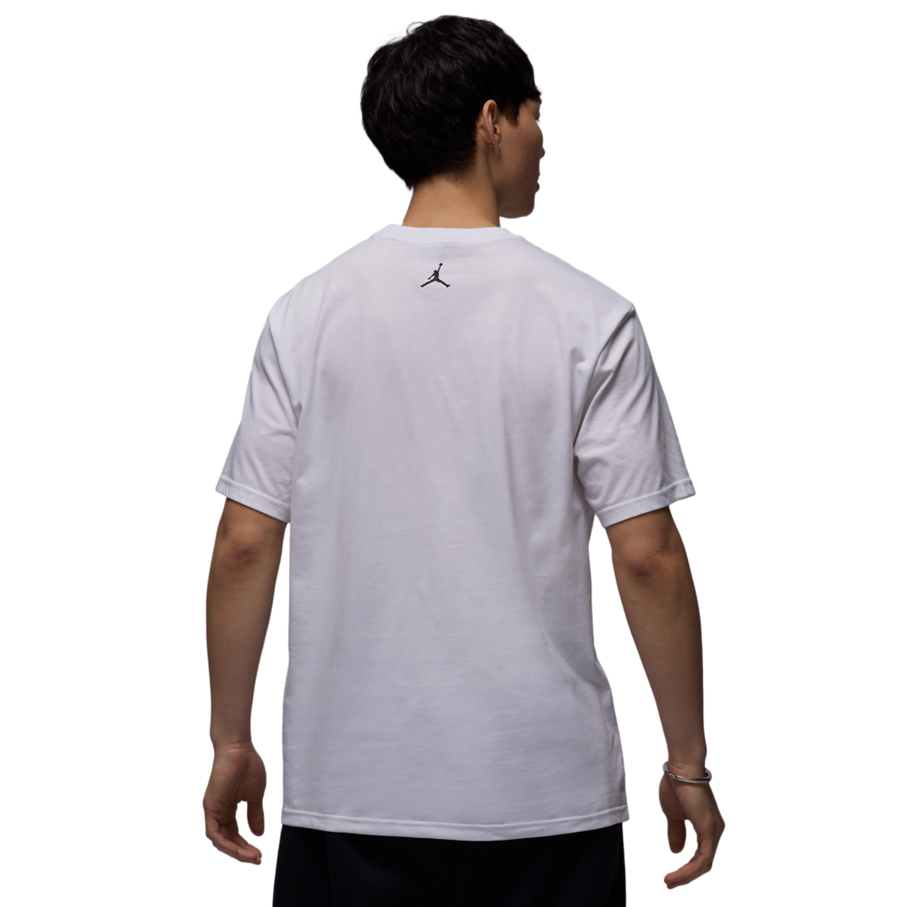 Jordan Dri-Fit Sport Graphic Short Sleeve Crewneck Image 2 of 2. Tap to open photo gallery.