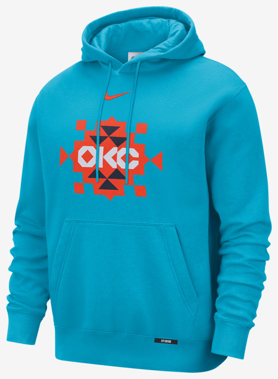 Nike Thunder Club Logo City Edition Hoodie Image 1 of 2. Tap to open photo gallery.