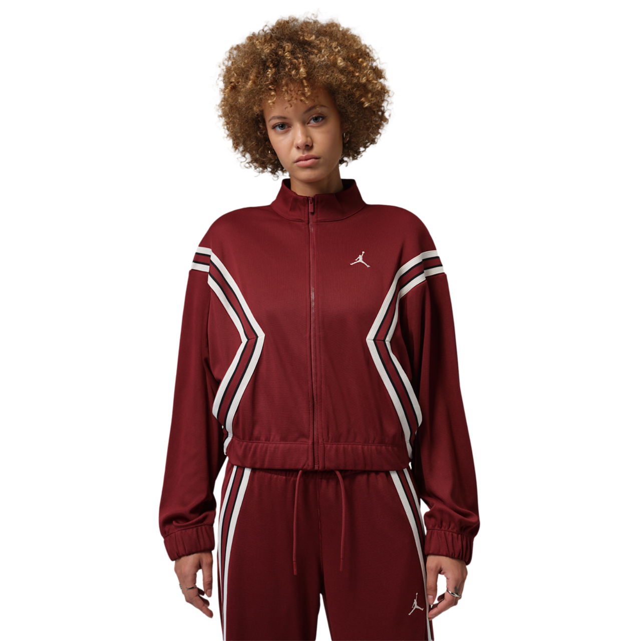 Jordan Brooklyn Track Jacket Image 1 of 3. Tap to open photo gallery.