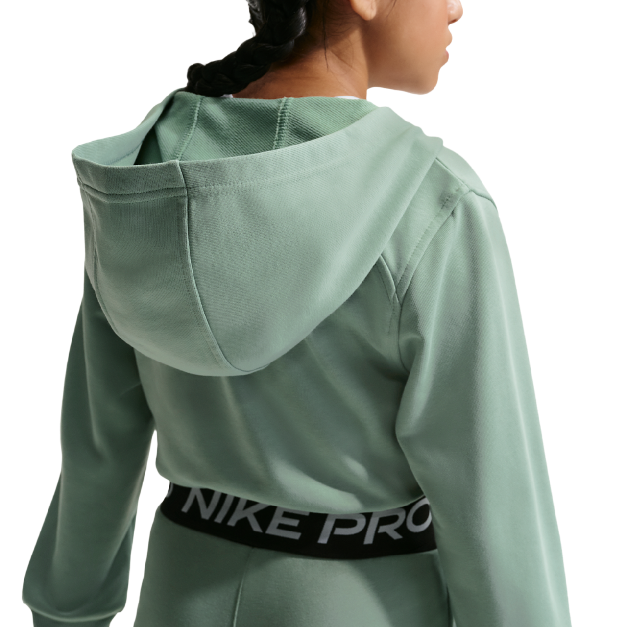 Nike Dri-FIT Full-Zip Fleece Hoodie Image 2 of 5. Tap to open photo gallery.