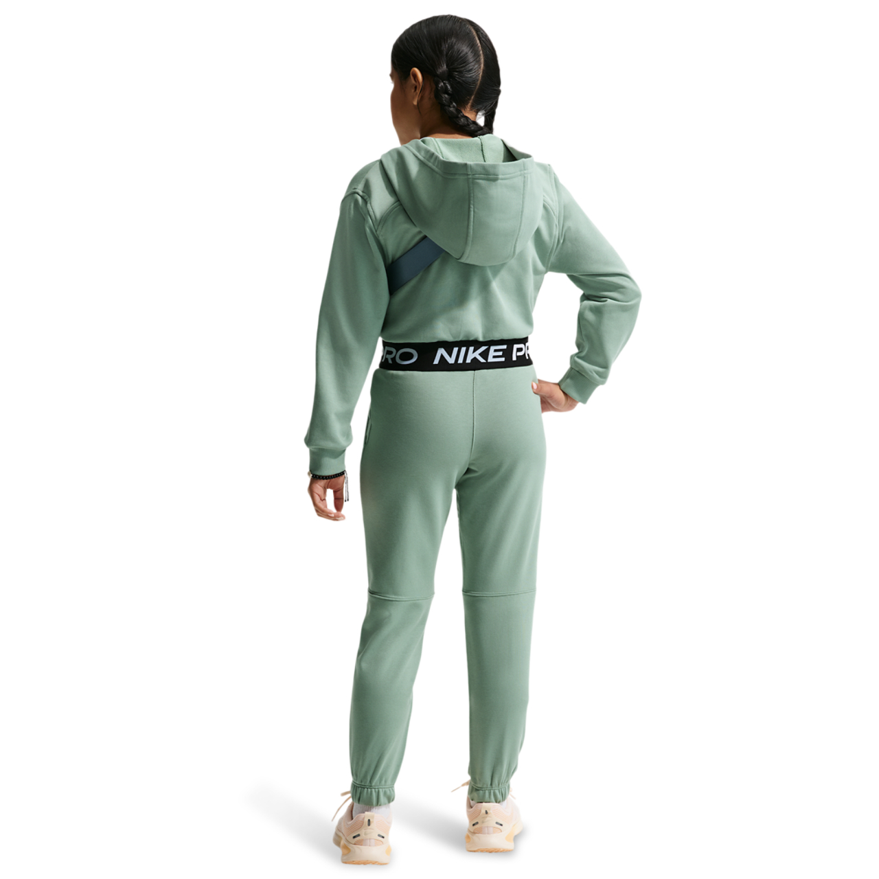 Nike Dri-FIT Full-Zip Fleece Hoodie Image 5 of 5. Tap to open photo gallery.