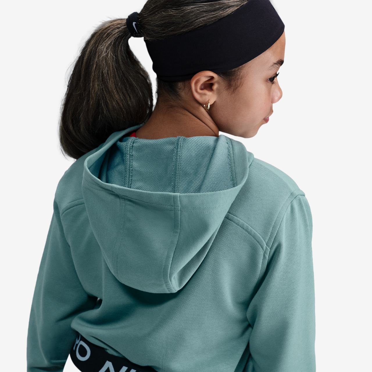Nike Dri-FIT Full-Zip Fleece Hoodie Image 2 of 4. Tap to open photo gallery.