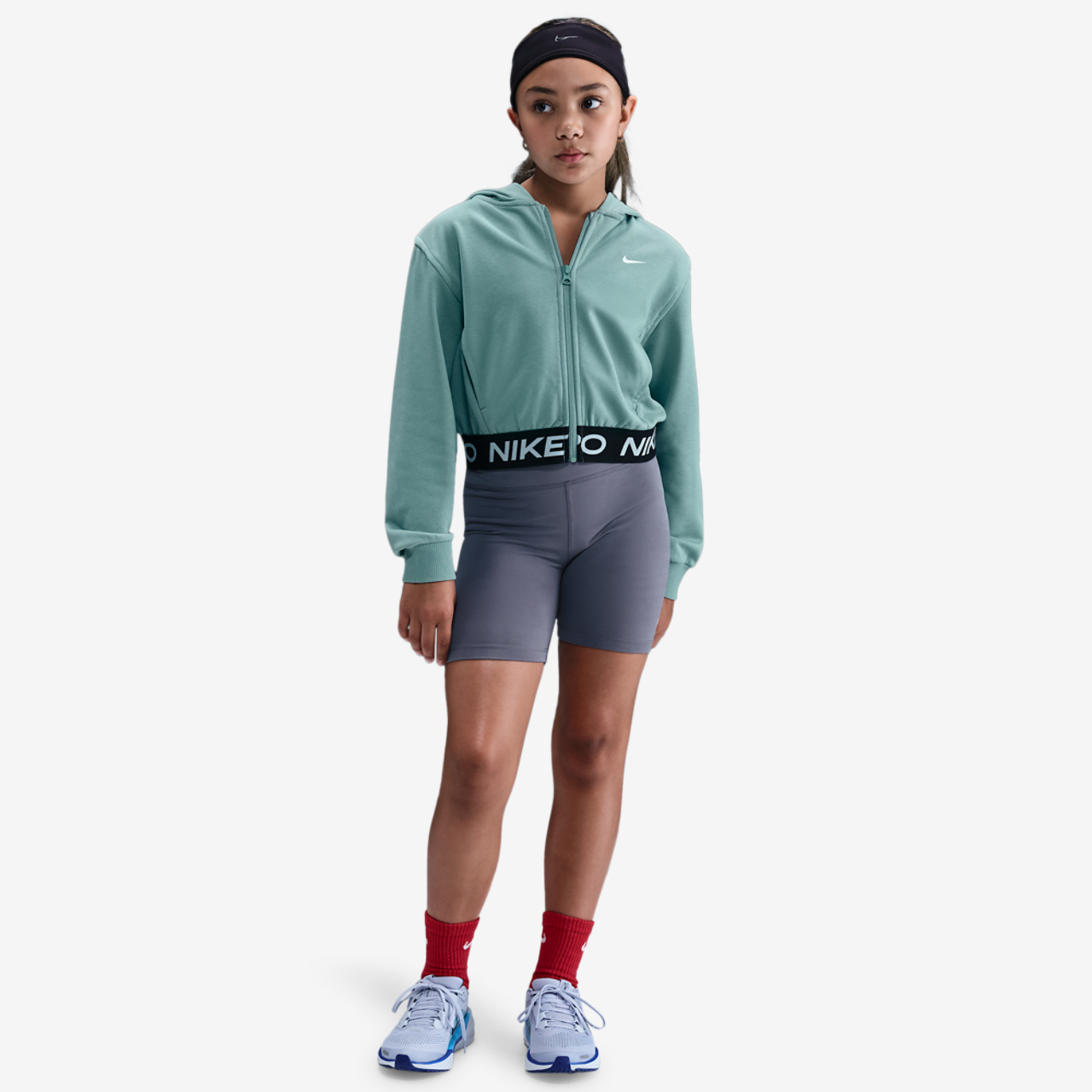 Nike Dri-FIT Full-Zip Fleece Hoodie Image 3 of 4. Tap to open photo gallery.