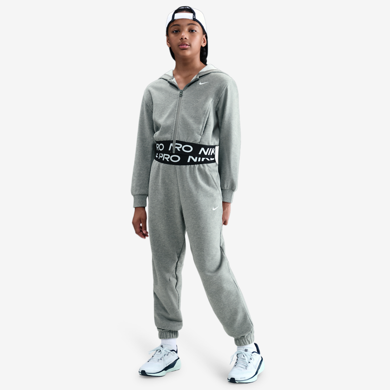 Nike NP Dri-FIT Full-Zip Fleece Hoodie Image 4 of 5. Tap to open photo gallery.