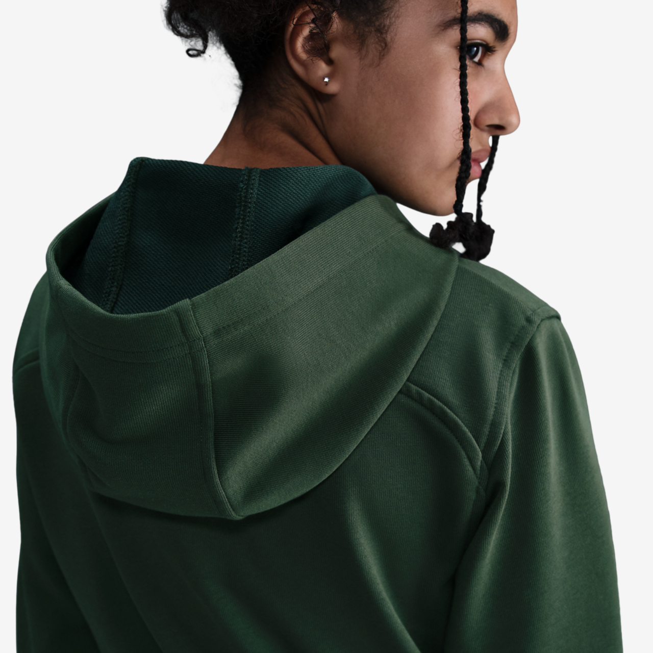Nike NP Dri-FIT Full-Zip Fleece Hoodie Image 2 of 4. Tap to open photo gallery.