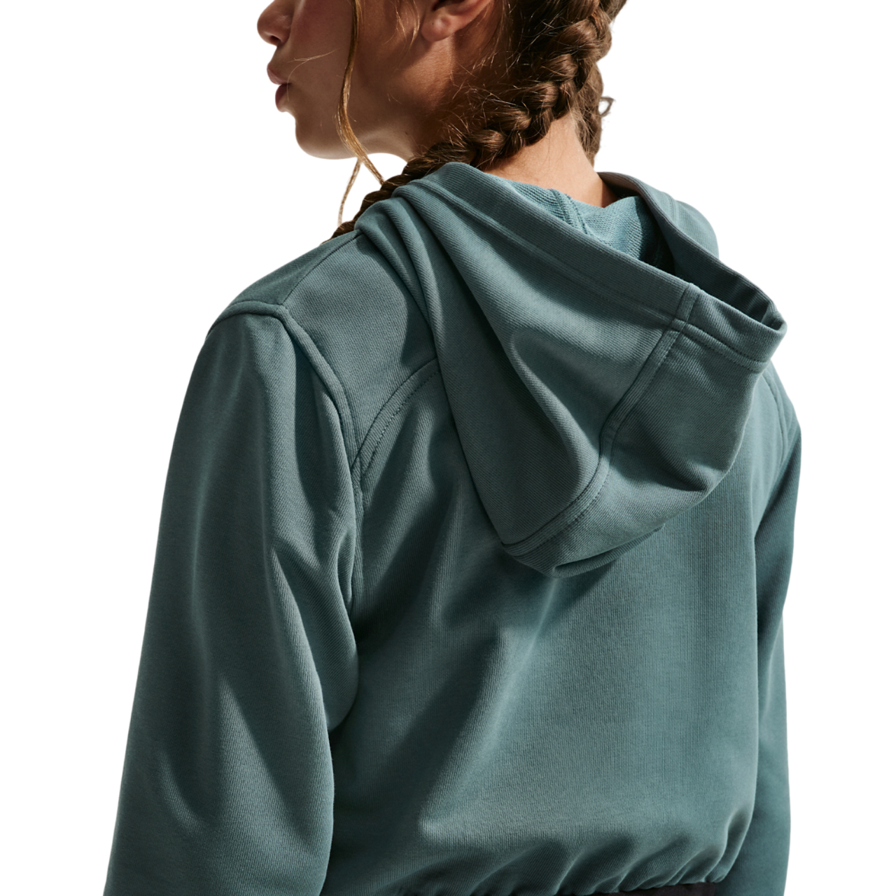 Nike Dri-FIT Full-Zip Fleece Hoodie Image 2 of 4. Tap to open photo gallery.