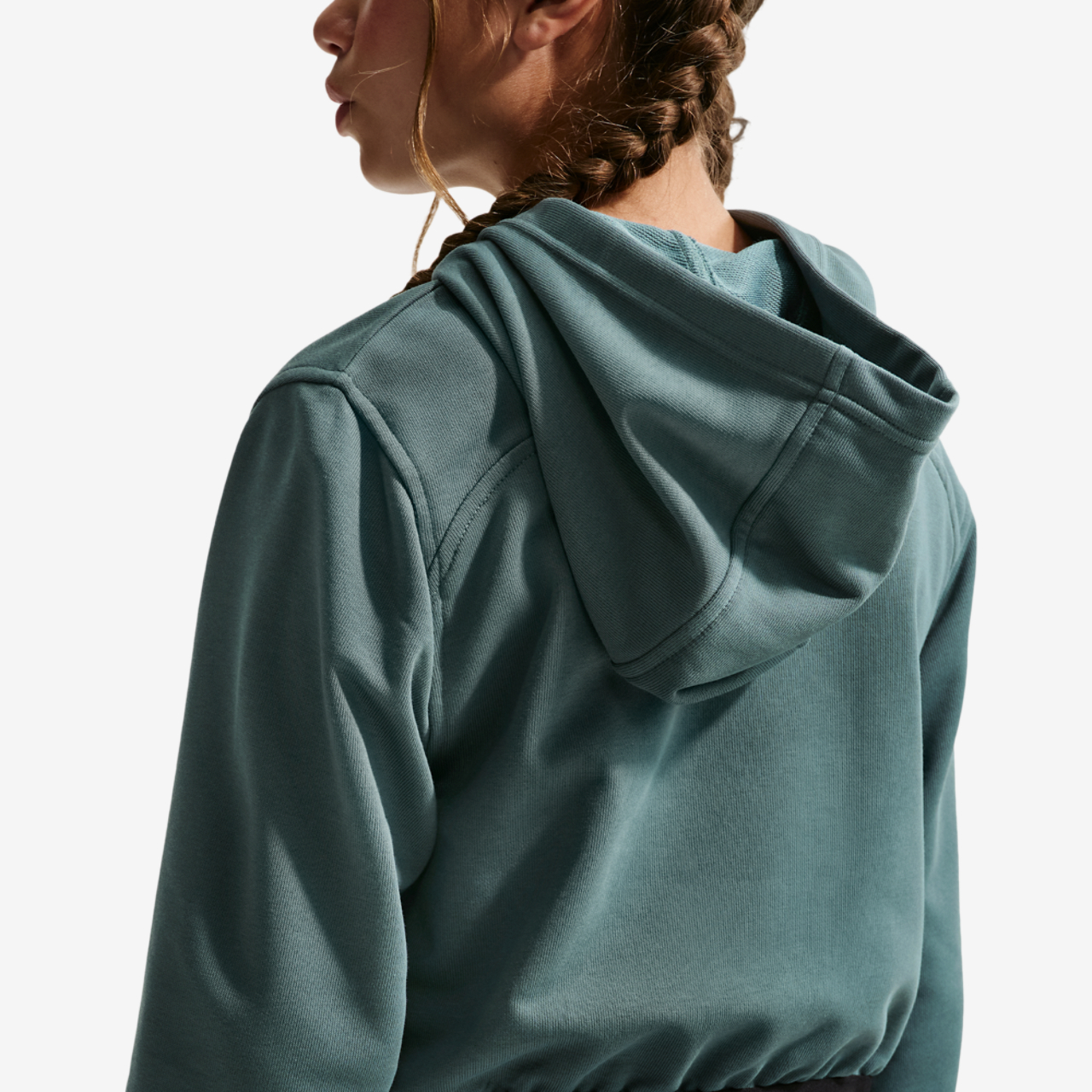 Nike Dri-FIT Full-Zip Fleece Hoodie Image 2 of 4. Tap to open photo gallery.