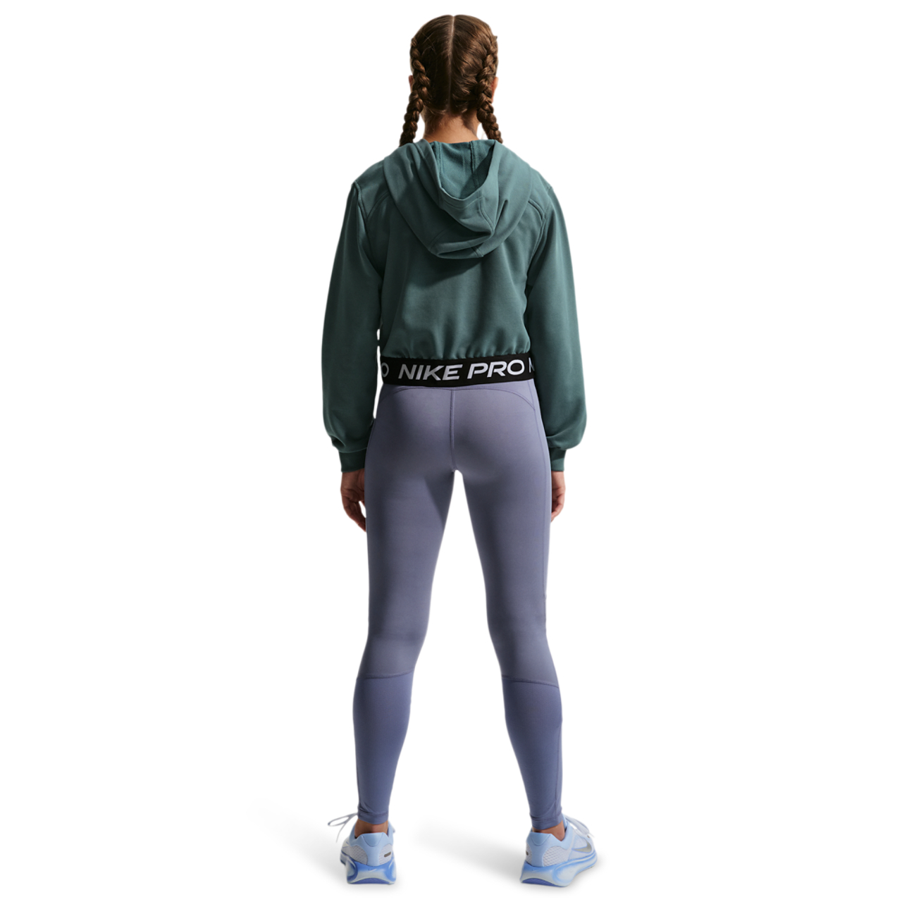 Nike Dri-FIT Full-Zip Fleece Hoodie Image 4 of 4. Tap to open photo gallery.