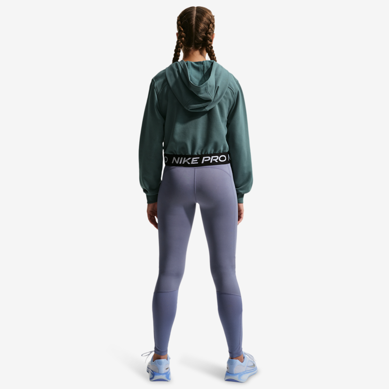 Nike Dri-FIT Full-Zip Fleece Hoodie Image 4 of 4. Tap to open photo gallery.