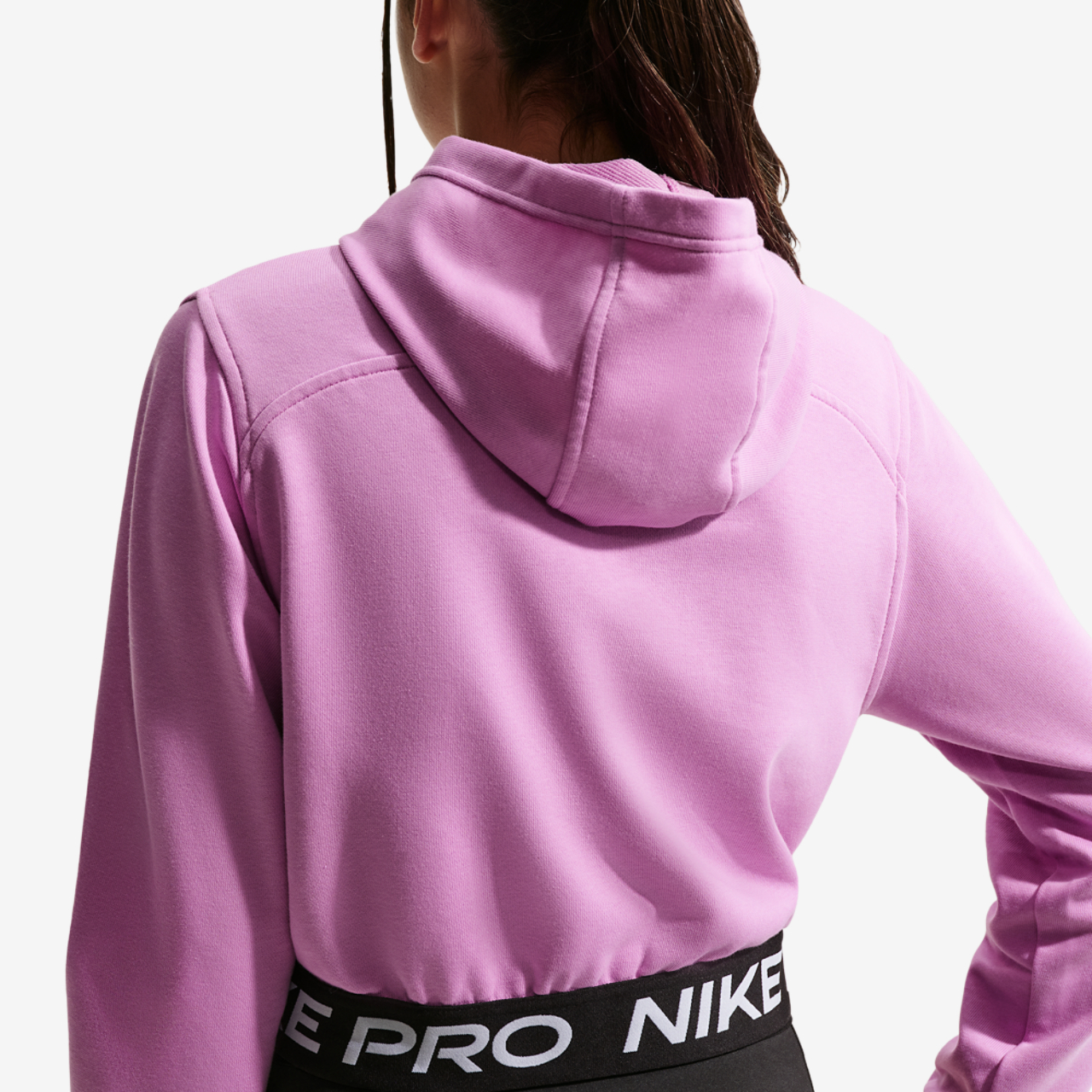 Nike Dri-FIT Full-Zip Fleece Hoodie Image 2 of 4. Tap to open photo gallery.