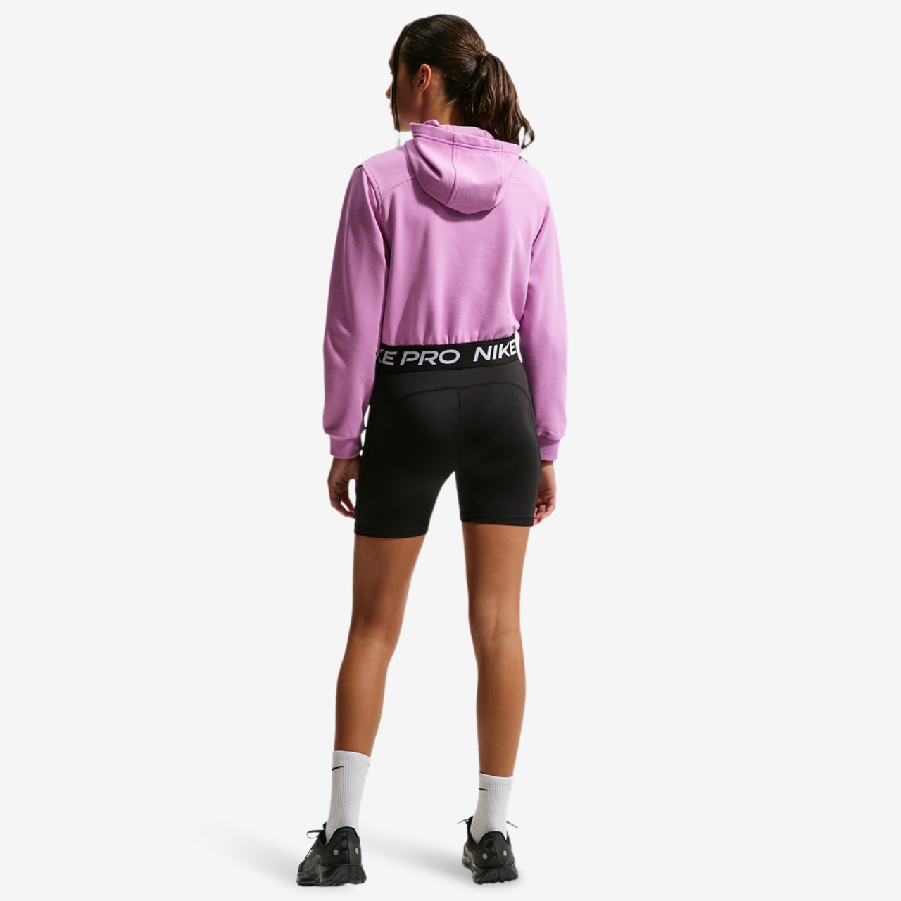Nike Dri-FIT Full-Zip Fleece Hoodie Image 4 of 4. Tap to open photo gallery.