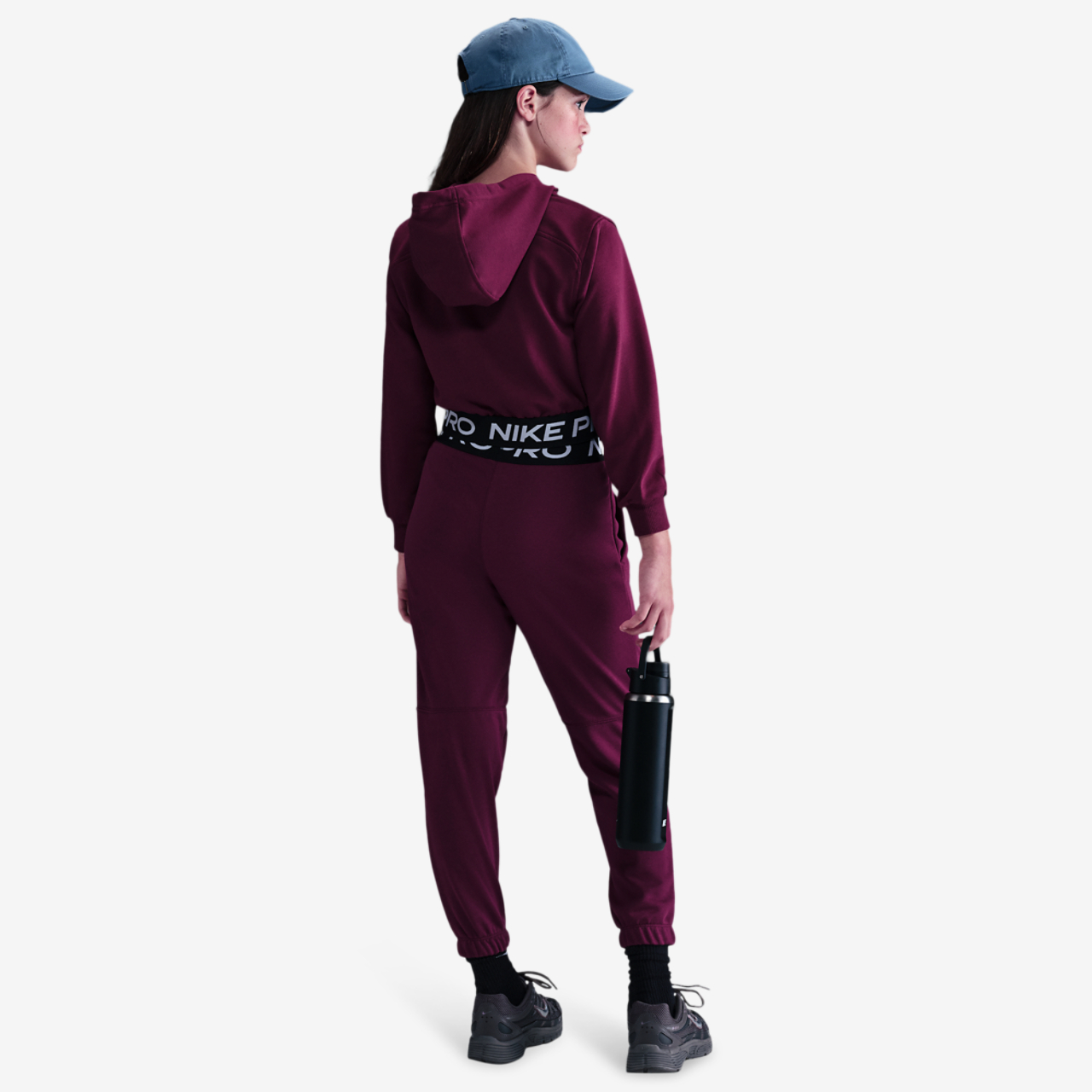 Nike NP Dri-FIT Full-Zip Fleece Hoodie Image 4 of 4. Tap to open photo gallery.
