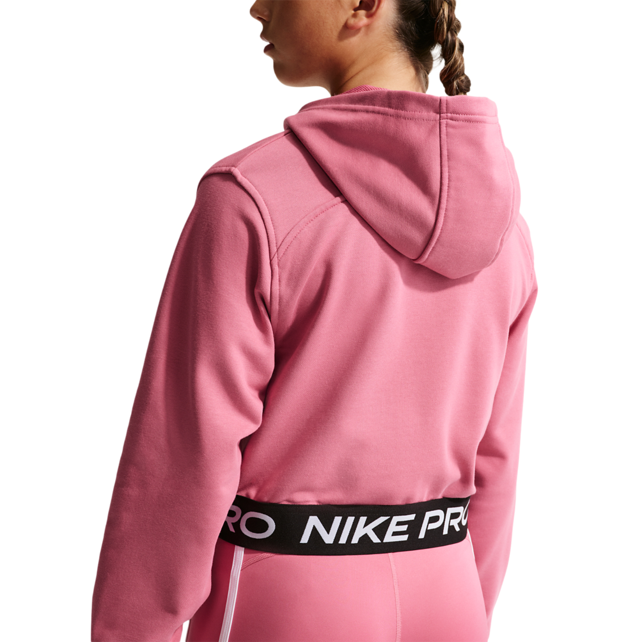 Nike Dri-FIT Full-Zip Fleece Hoodie Image 2 of 5. Tap to open photo gallery.