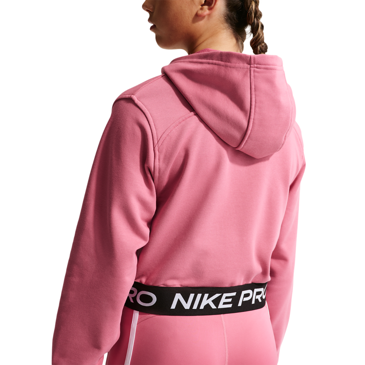 Nike Dri-FIT Full-Zip Fleece Hoodie Image 2 of 5. Tap to open photo gallery.