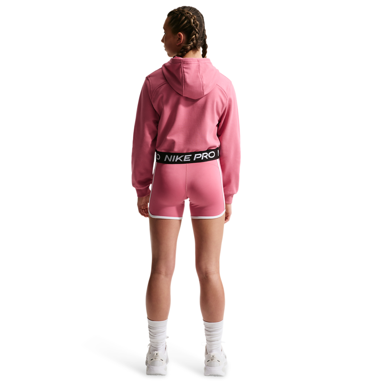 Nike Dri-FIT Full-Zip Fleece Hoodie Image 5 of 5. Tap to open photo gallery.