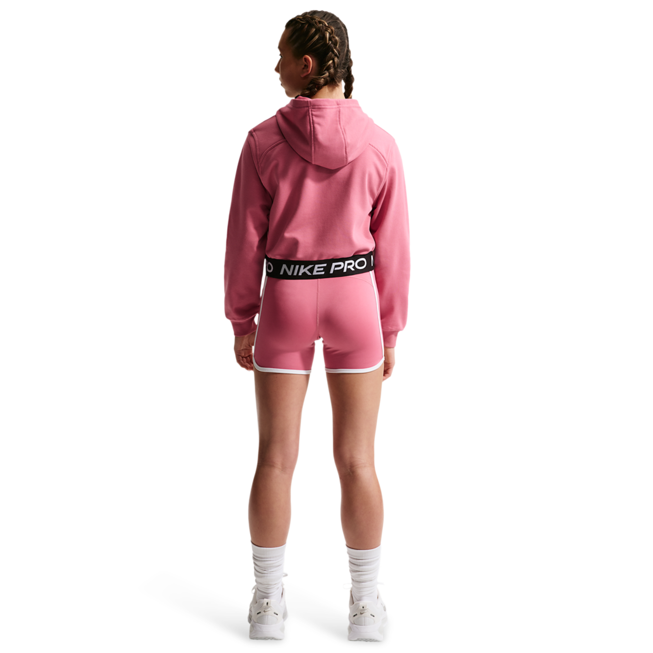 Nike Dri-FIT Full-Zip Fleece Hoodie Image 5 of 5. Tap to open photo gallery.
