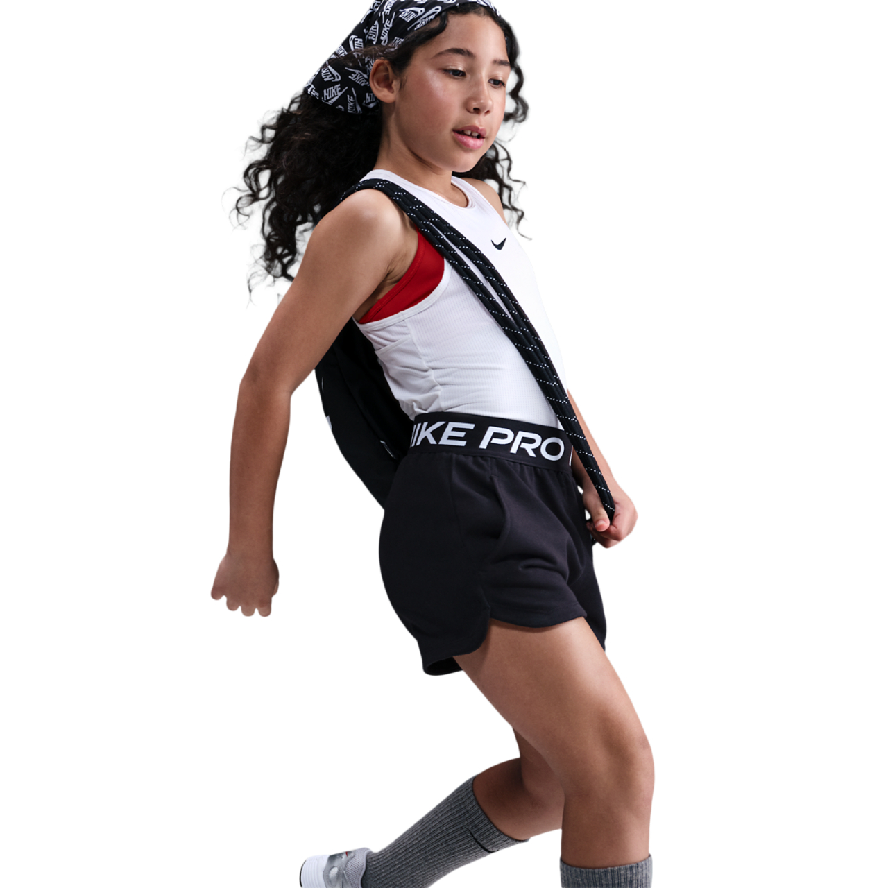 Nike Pro Dri-FIT Fleece Shorts Image 1 of 4. Tap to open photo gallery.
