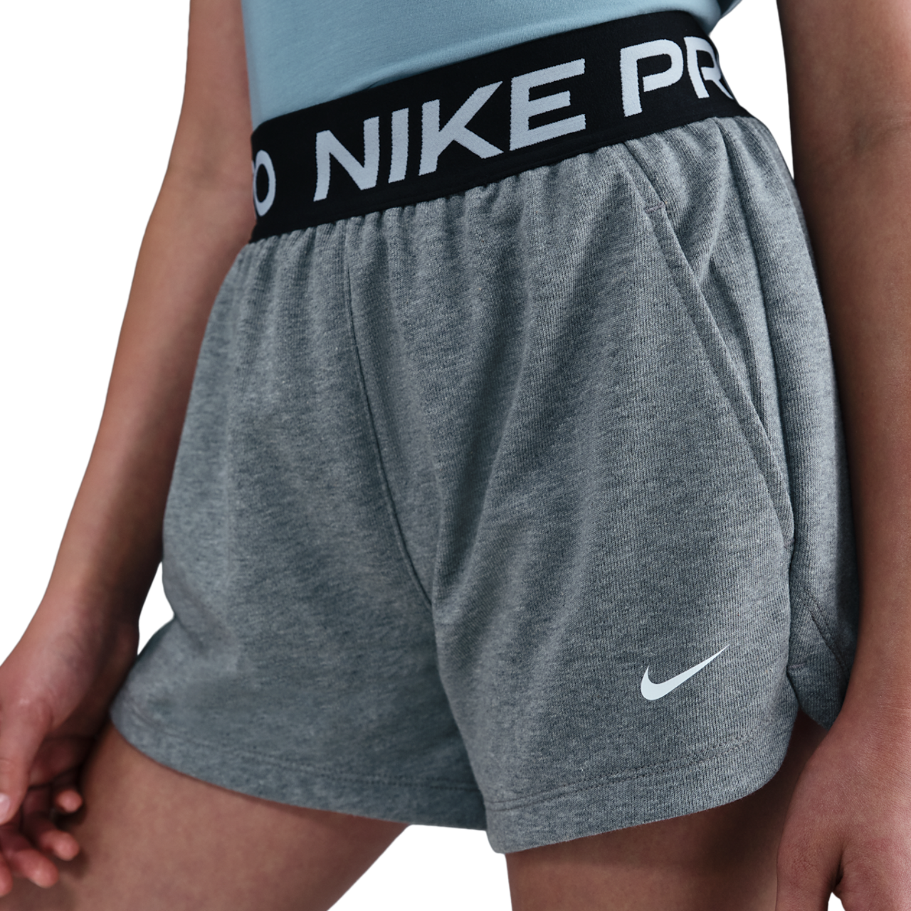 Nike Pro Dri-FIT Fleece Shorts Image 1 of 5. Tap to open photo gallery.