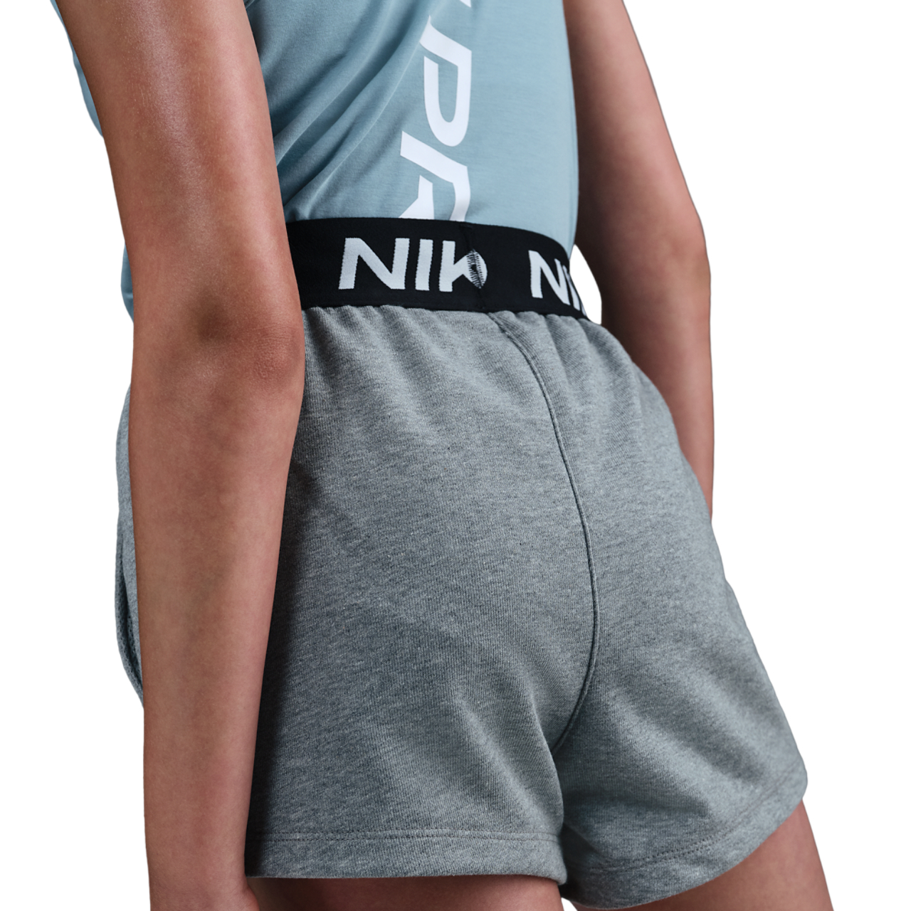 Nike Pro Dri-FIT Fleece Shorts Image 2 of 5. Tap to open photo gallery.