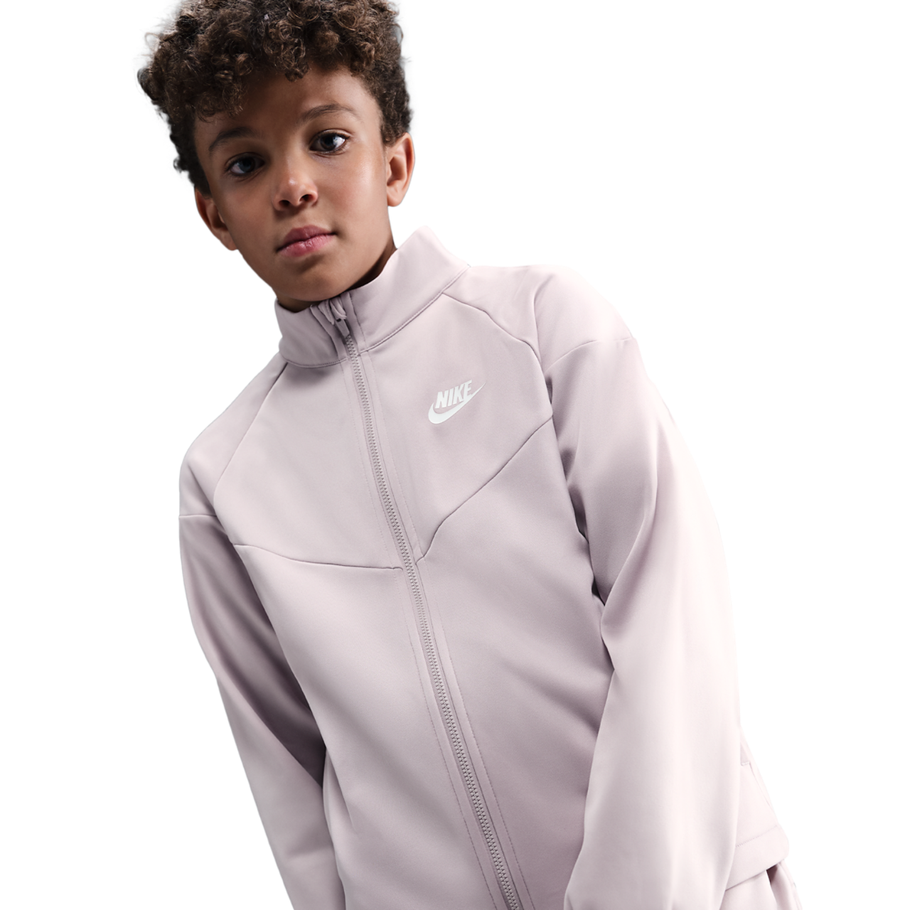 Nike NSW Dri-FIT Full-Zip Tracksuit Image 3 of 5. Tap to open photo gallery.