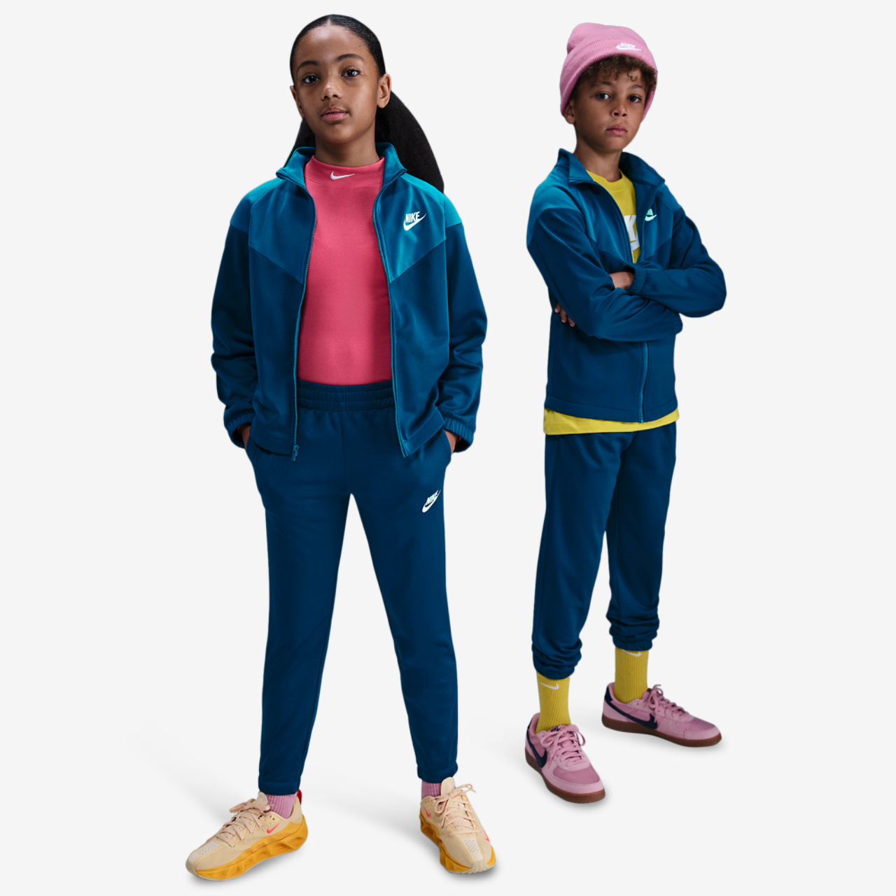 Nike NSW Dri-FIT Full-Zip Tracksuit Image 1 of 5. Tap to open photo gallery.