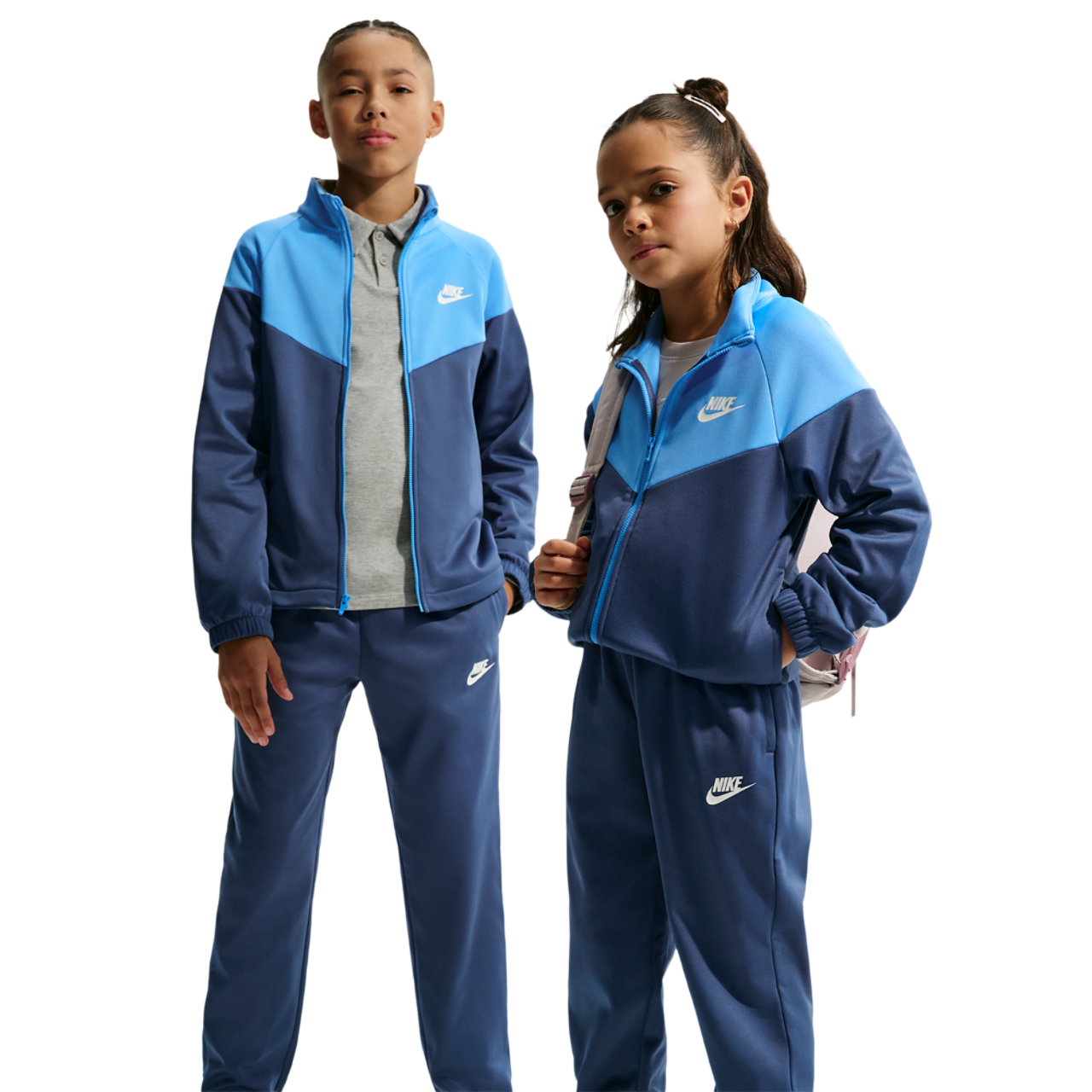 Nike Dri-FIT Full-Zip Tracksuit Image 1 of 5. Tap to open photo gallery.