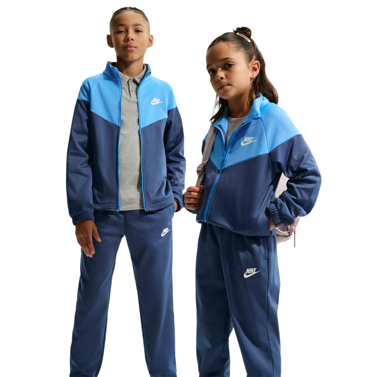 Nike Dri-FIT Full-Zip Tracksuit Image 1 of 5. Tap to open photo gallery.