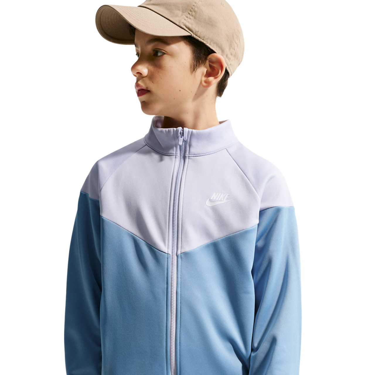 Nike Dri-FIT Full-Zip Tracksuit Image 4 of 7. Tap to open photo gallery.