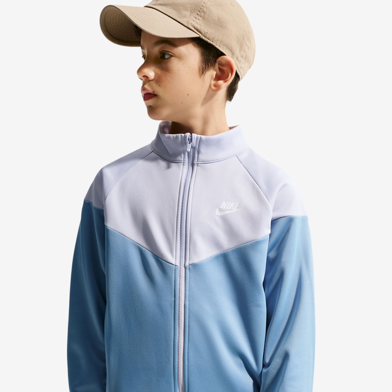 Nike Dri-FIT Full-Zip Tracksuit Image 4 of 7. Tap to open photo gallery.