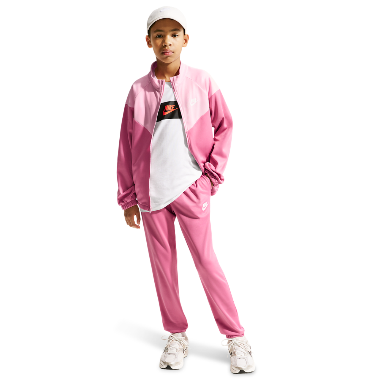 Nike Dri-FIT Full-Zip Tracksuit Image 1 of 7. Tap to open photo gallery.