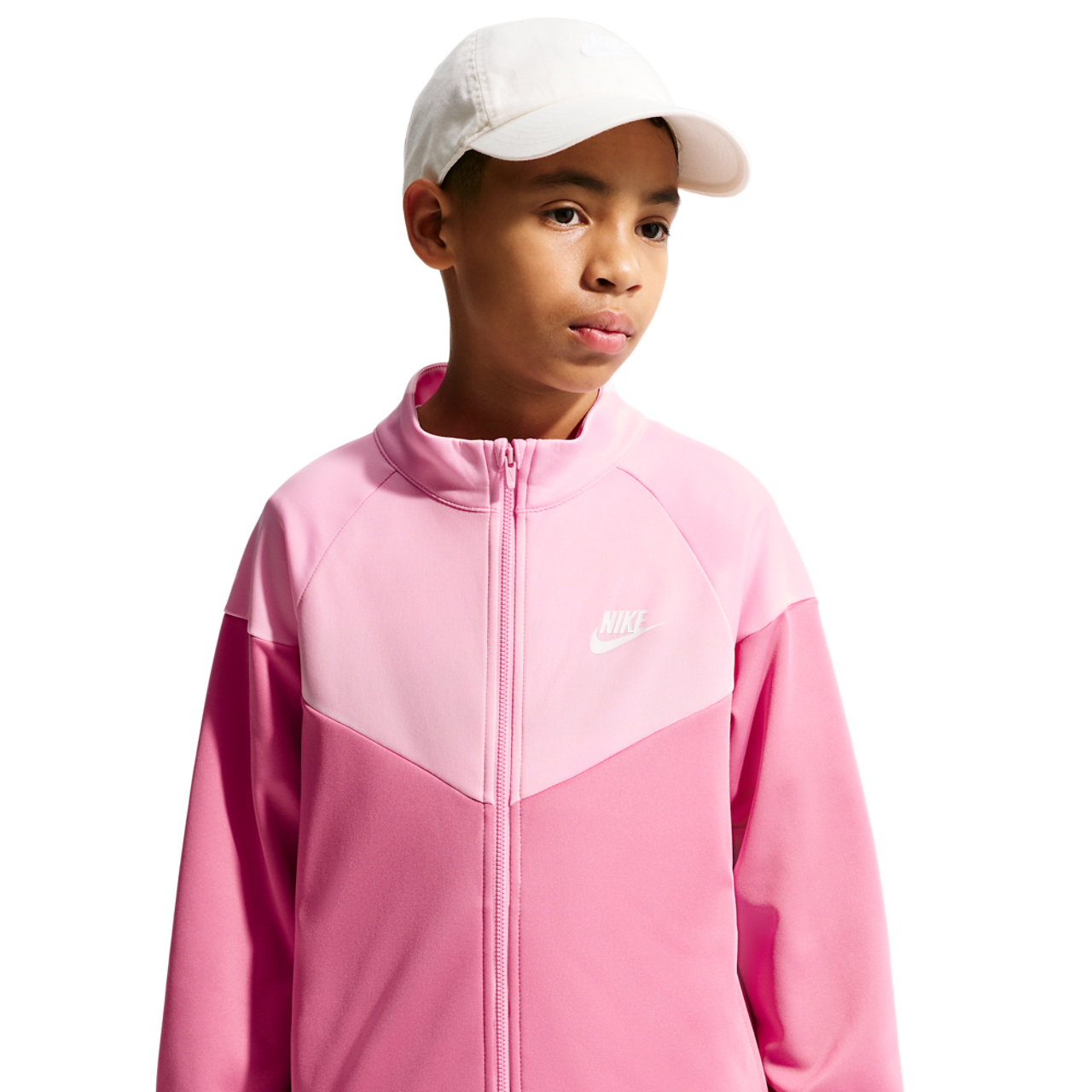 Nike Dri-FIT Full-Zip Tracksuit Image 3 of 7. Tap to open photo gallery.