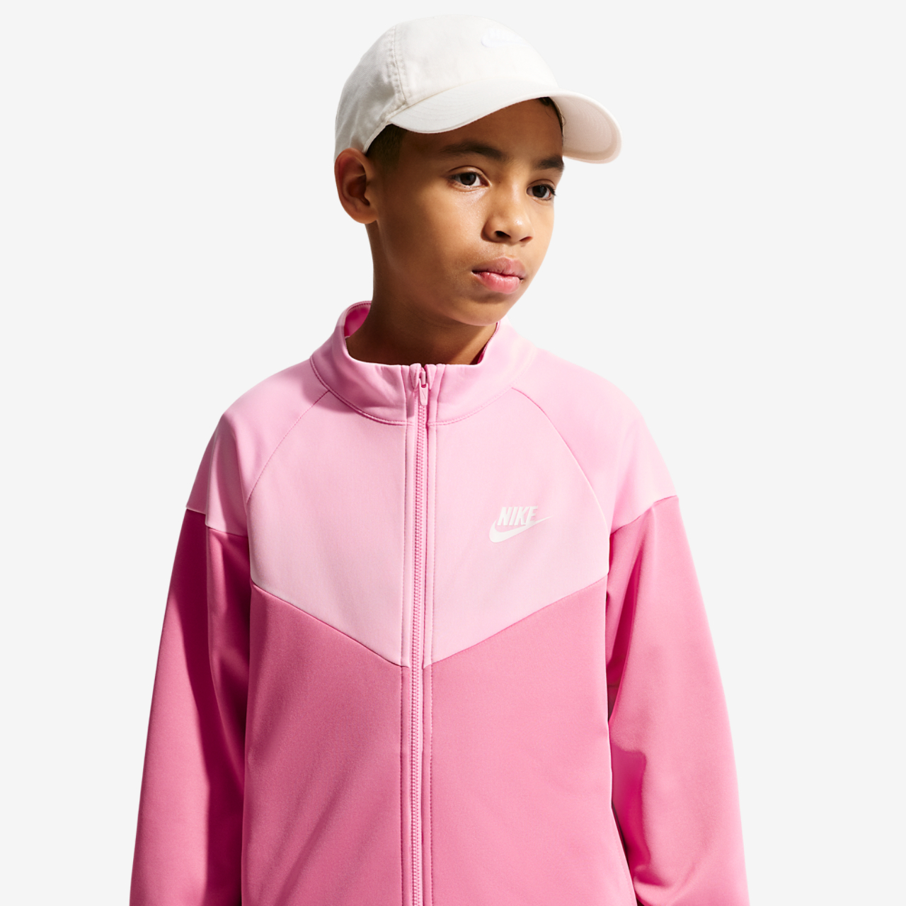 Nike Dri-FIT Full-Zip Tracksuit Image 3 of 7. Tap to open photo gallery.