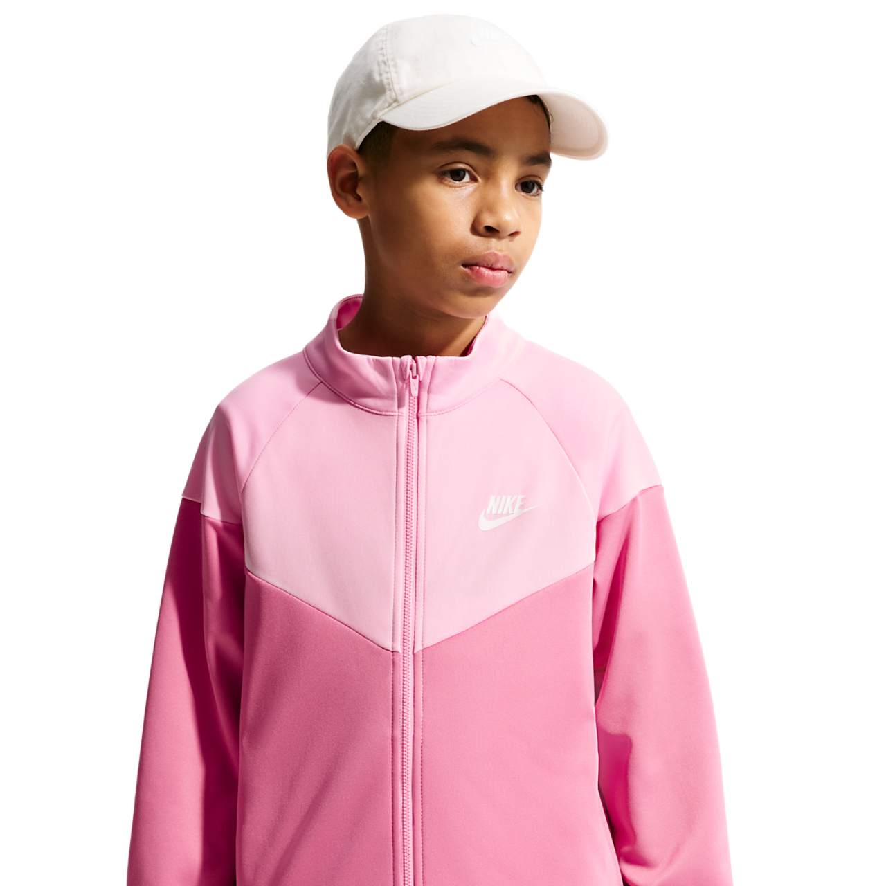 Nike Dri-FIT Full-Zip Tracksuit Image 3 of 7. Tap to open photo gallery.