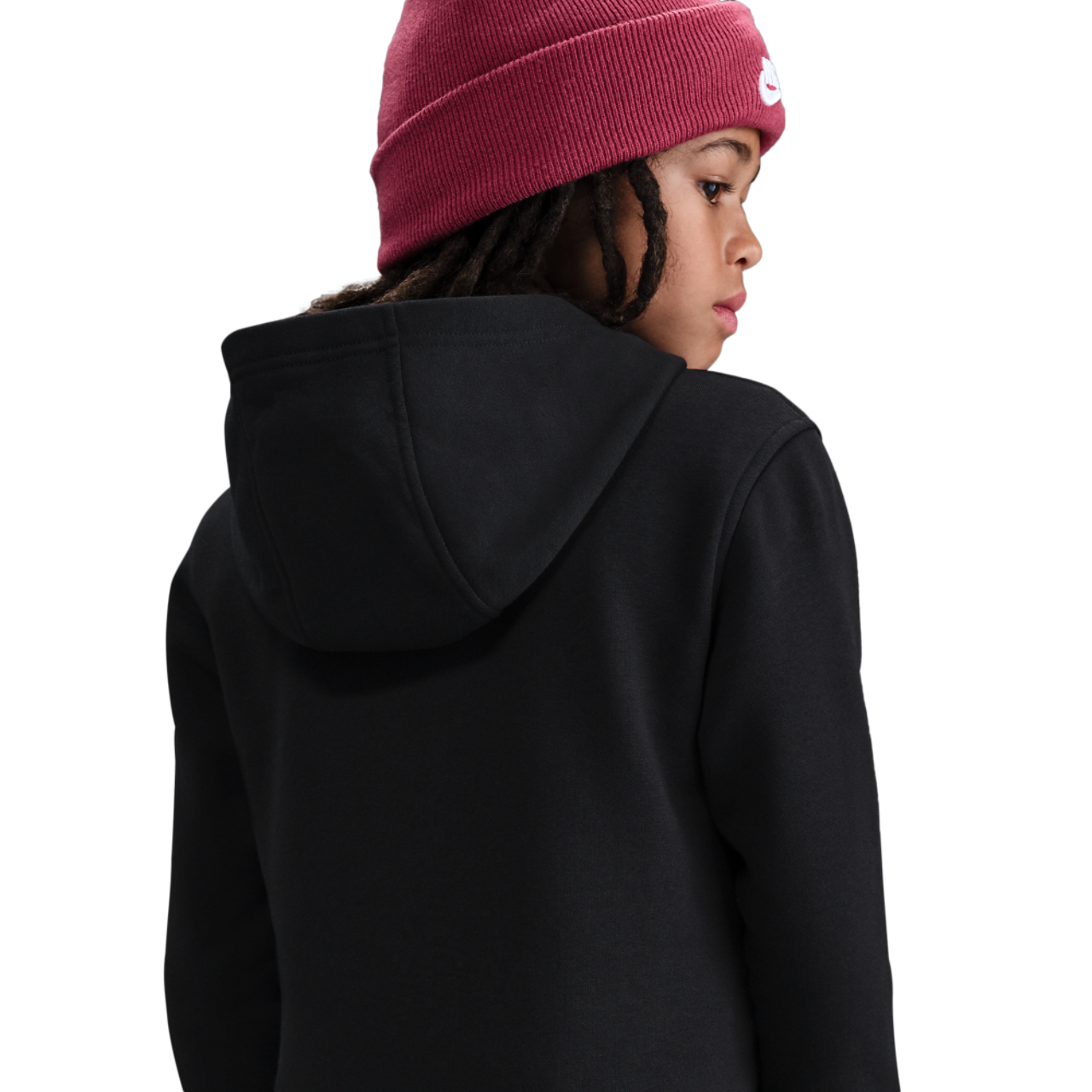 Nike NSW Club Fleece Hoodie Image 3 of 3. Tap to open photo gallery.