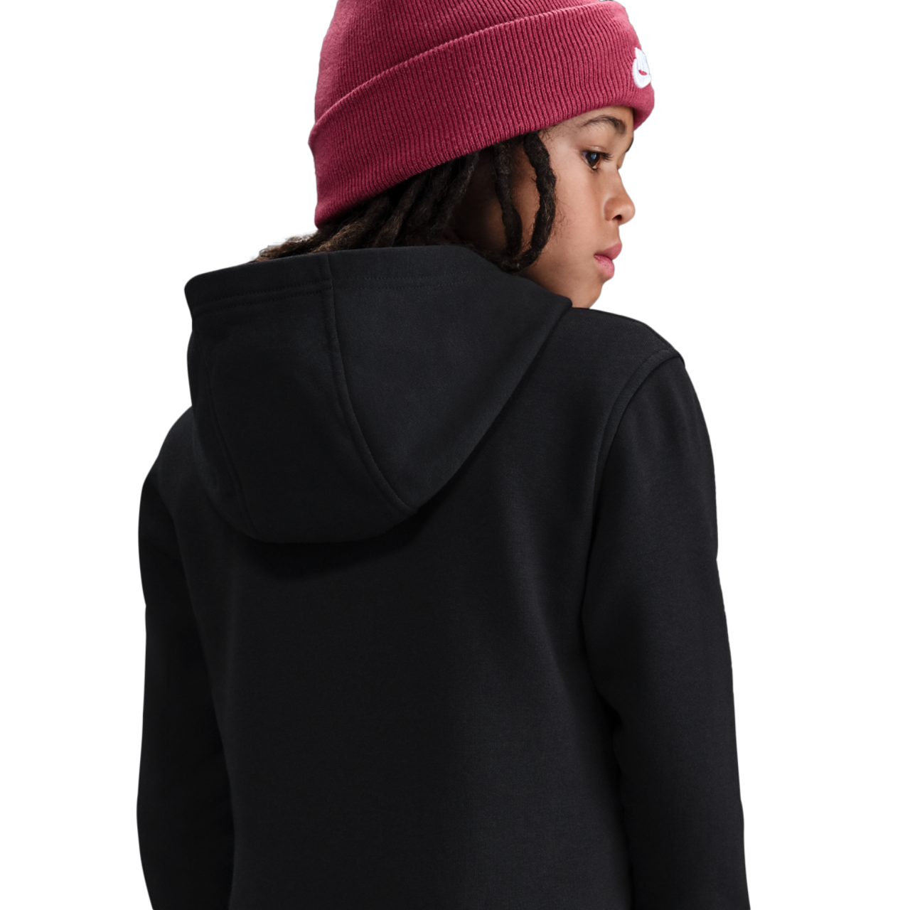 Nike NSW Club Fleece Hoodie Image 3 of 3. Tap to open photo gallery.