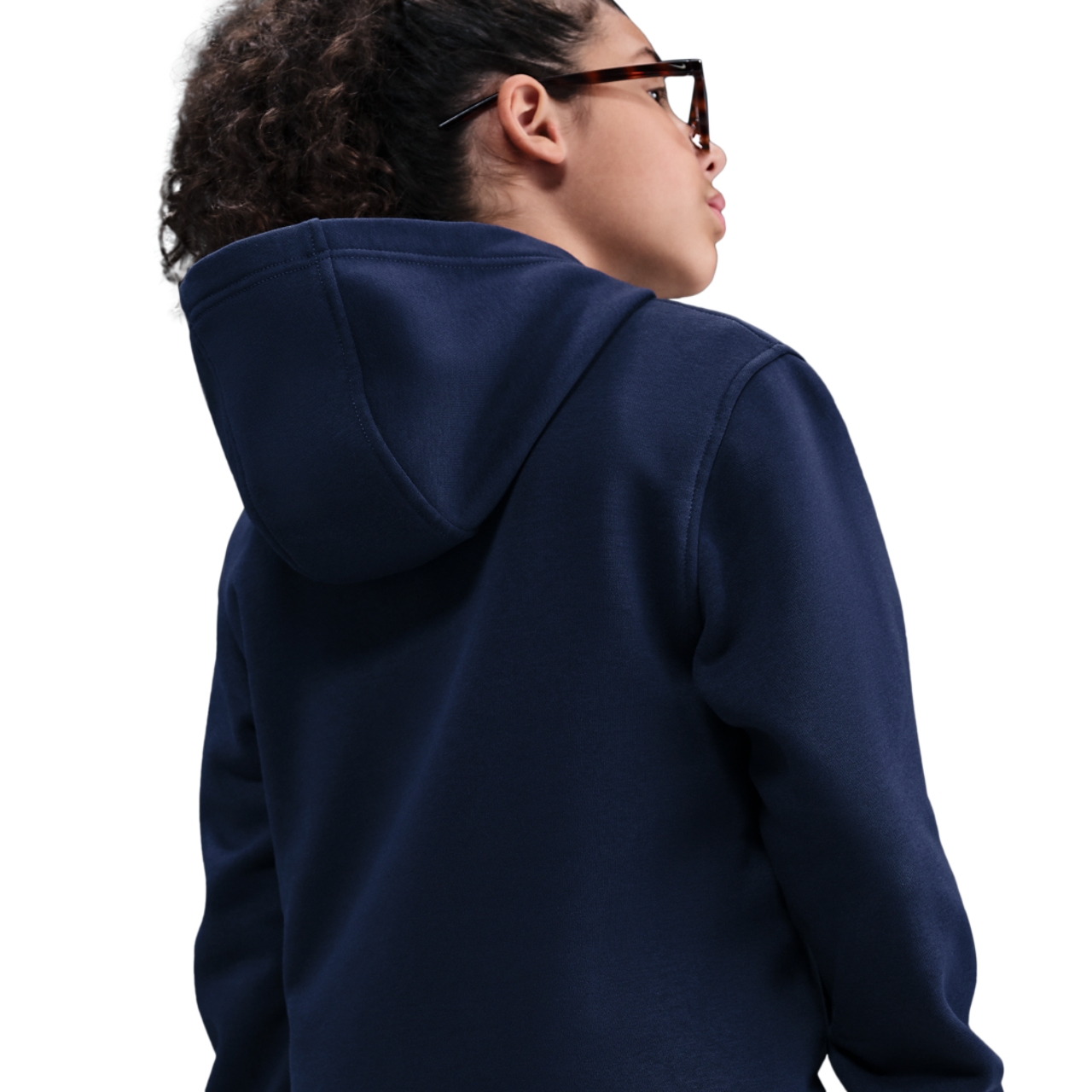 Nike NSW Club Fleece Hoodie Image 2 of 3. Tap to open photo gallery.