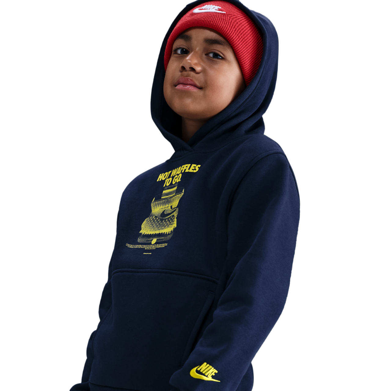 Nike NSW Club Fleece Hoodie Image 3 of 3. Tap to open photo gallery.