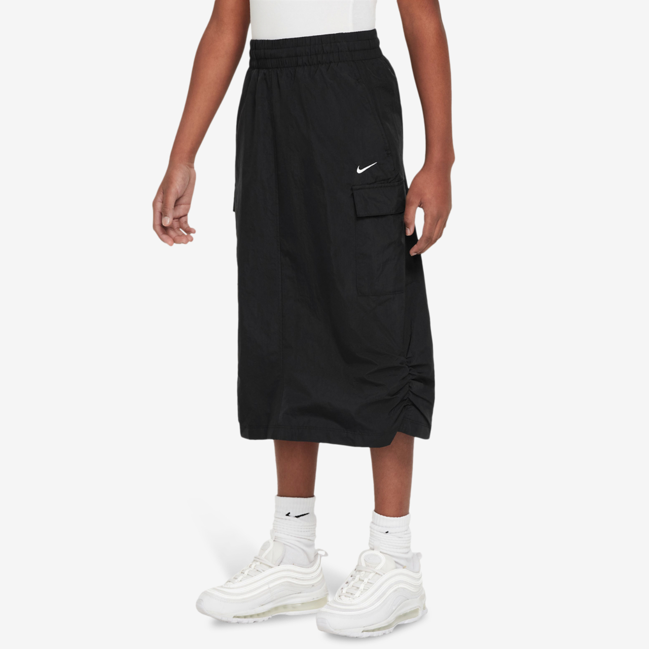 Nike Sty Star Woven Skirt Image 3 of 4. Tap to open photo gallery.