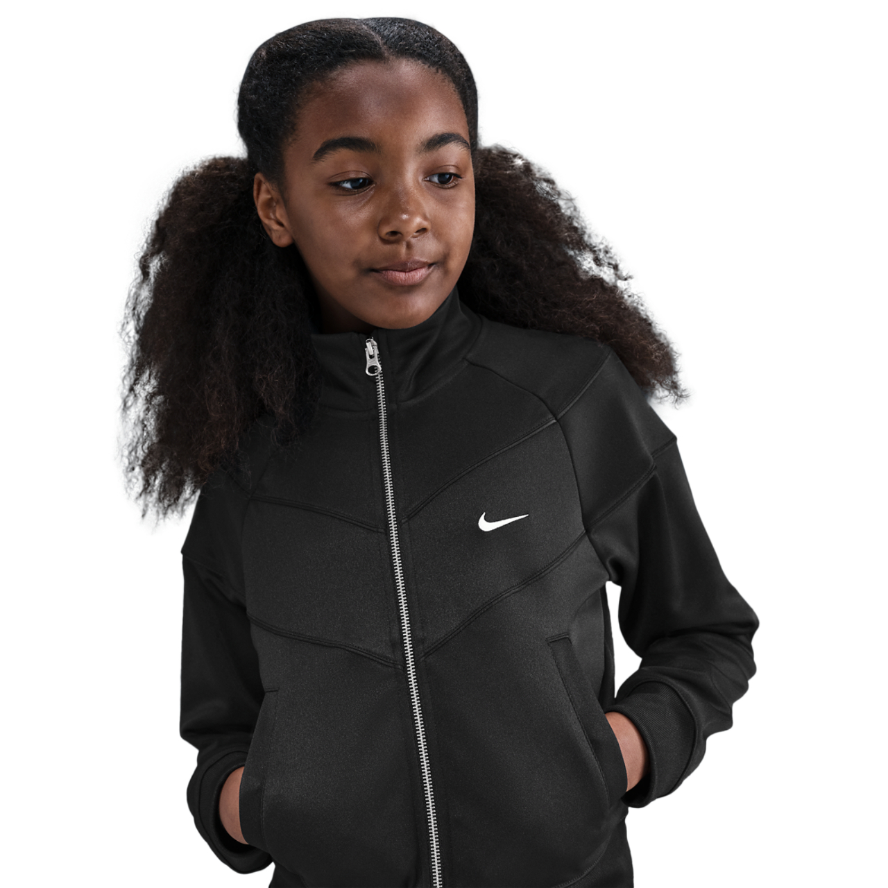 Nike NSW Poly Knit Track Jacket Image 1 of 4. Tap to open photo gallery.