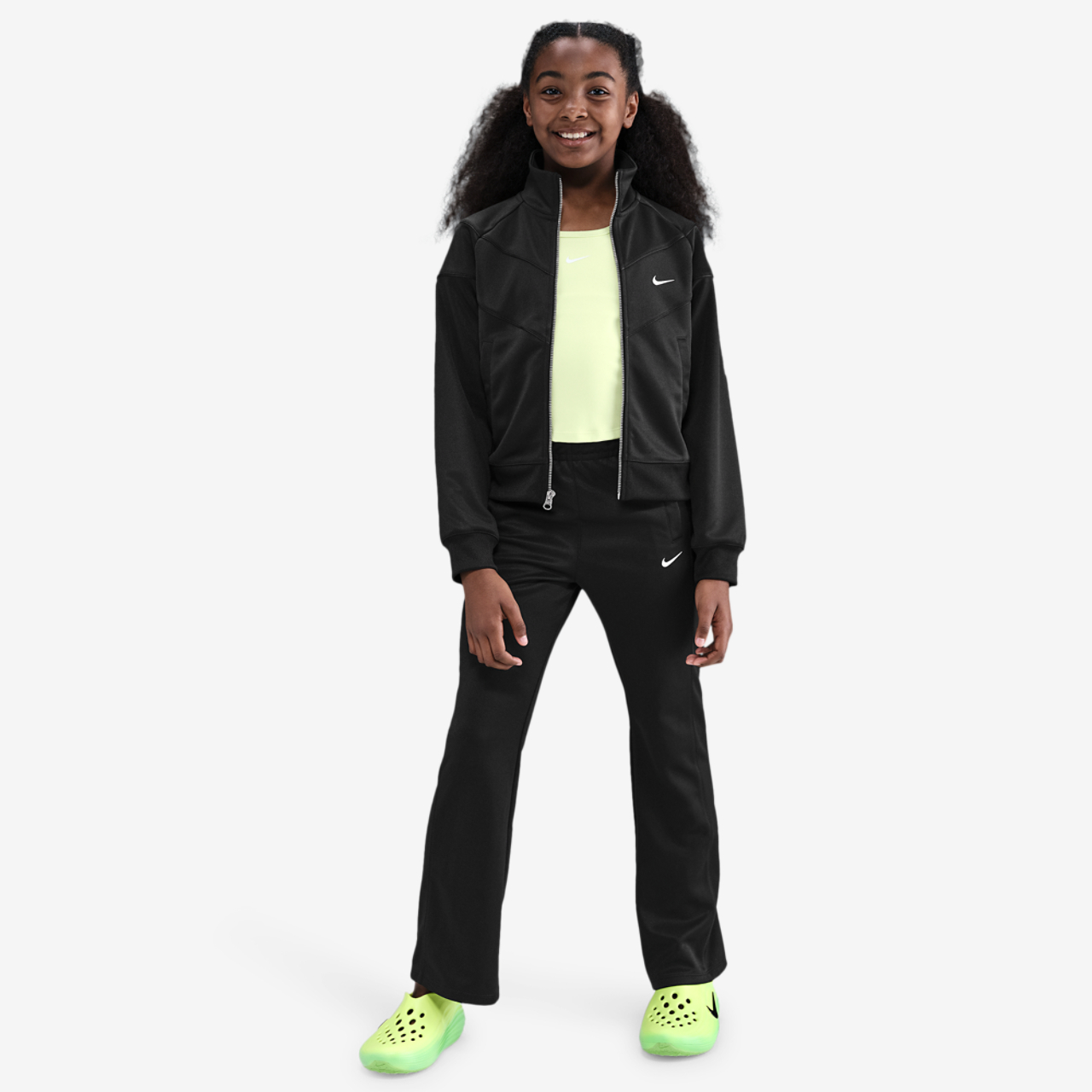 Nike NSW Poly Knit Track Jacket Image 3 of 4. Tap to open photo gallery.