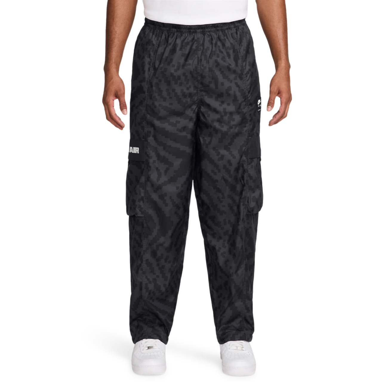 Nike Air All Over Print Woven Cargo Pants Image 1 of 3. Tap to open photo gallery.