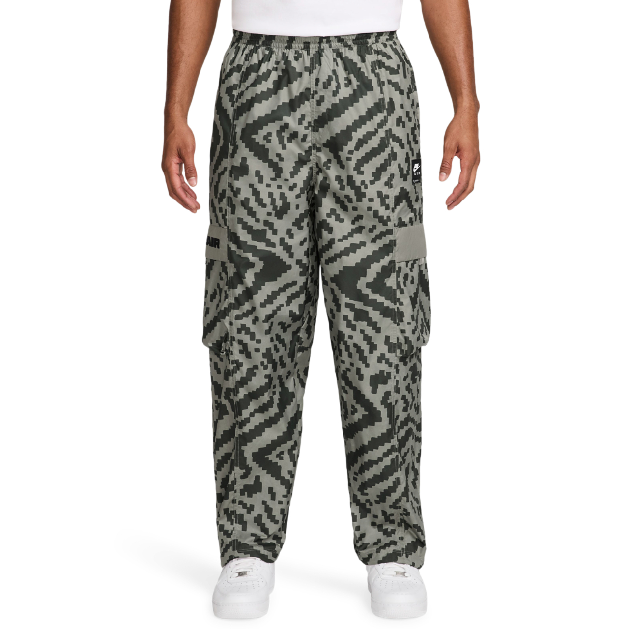 Nike Air All Over Print Woven Cargo Pants Image 1 of 3. Tap to open photo gallery.