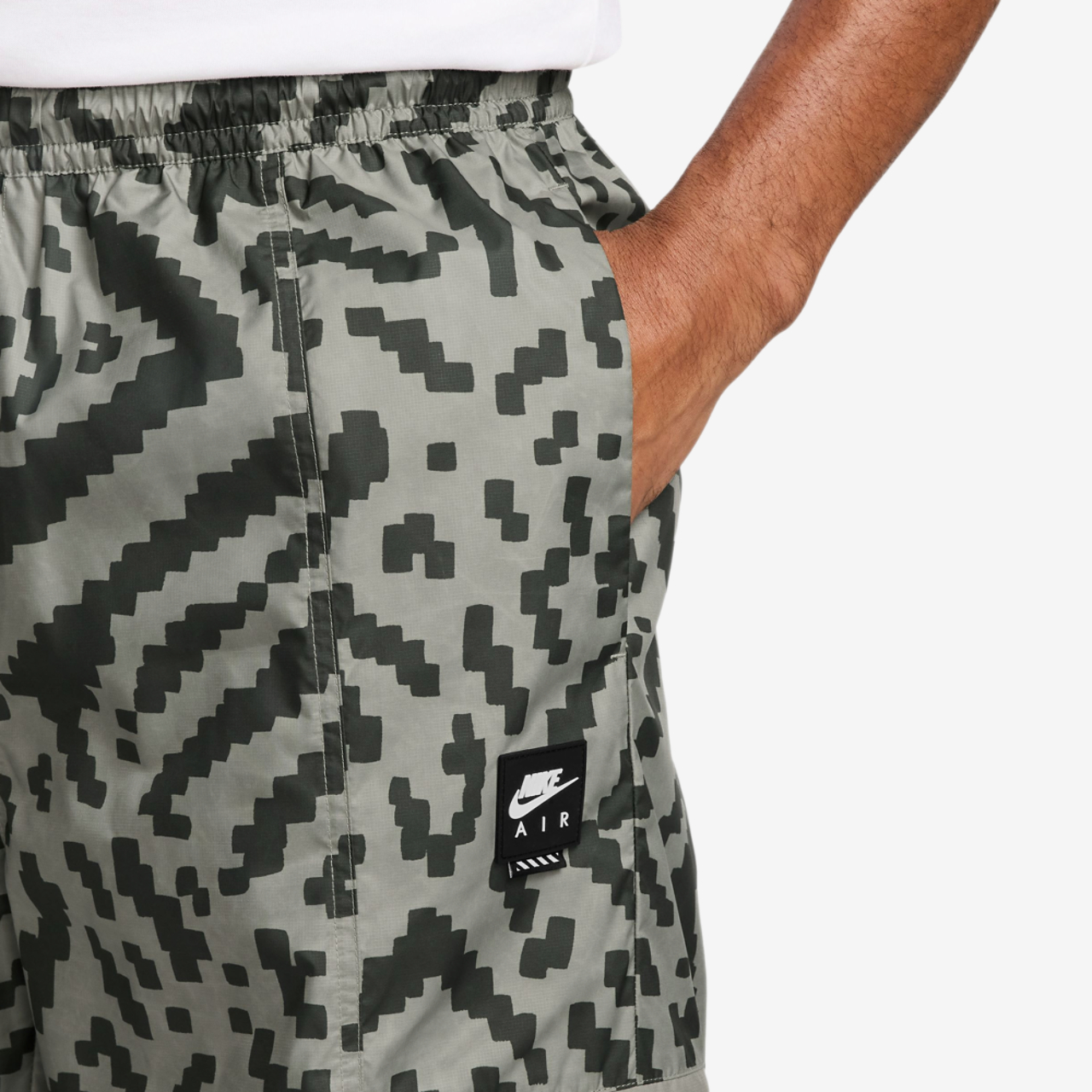 Nike Air All Over Print Woven Cargo Pants Image 3 of 3. Tap to open photo gallery.