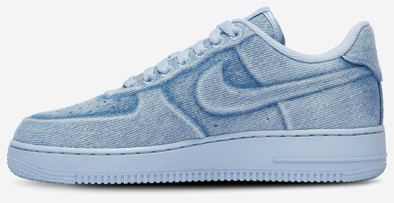 Nike Air Force 1 Ja Denim Image 2 of 5. Tap to open photo gallery.