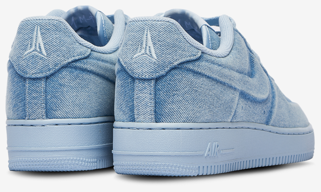 Nike Air Force 1 Ja Denim Image 3 of 5. Tap to open photo gallery.